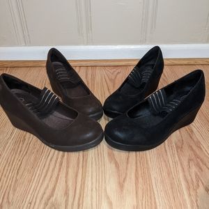 Skechers Air-Cooled Memory Foam Wedge Sandals